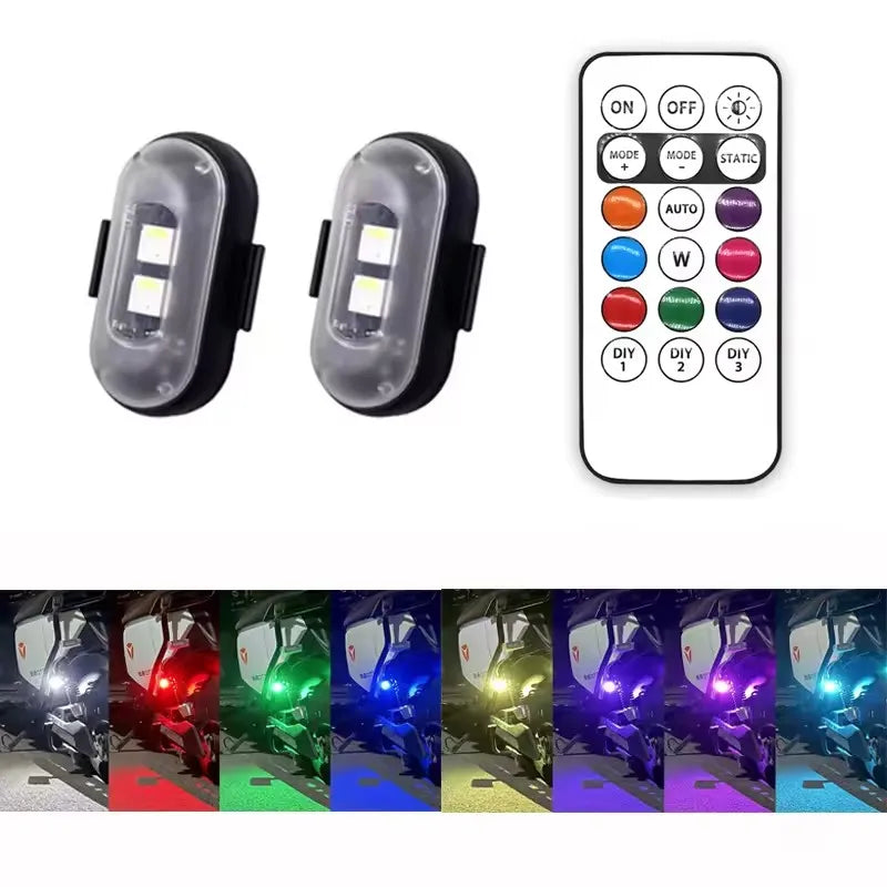 Wireless Strobe Remote Control Colors Rechargeable