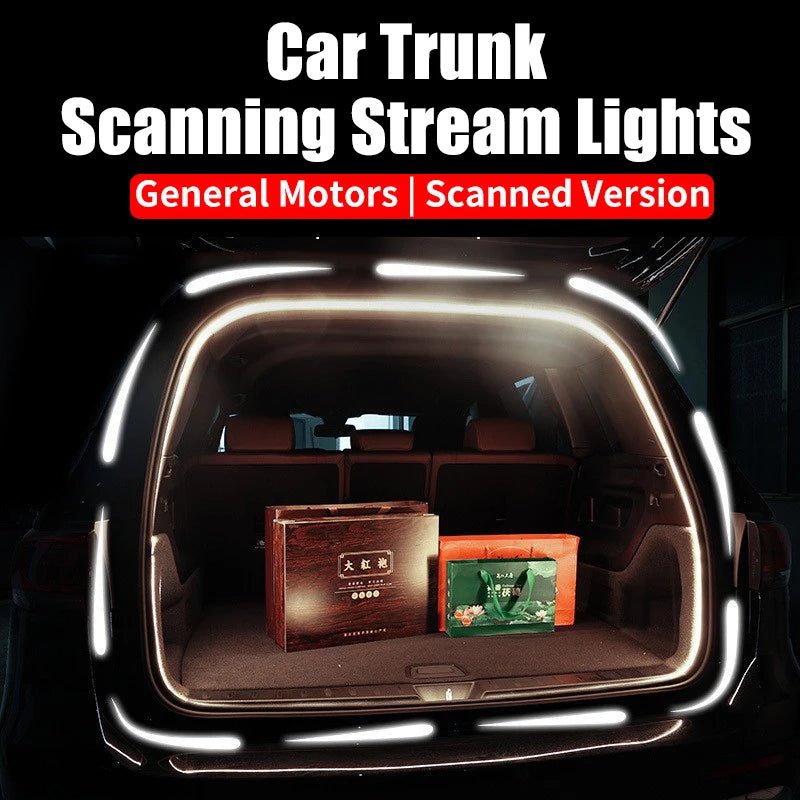 Trunk Lighting Dynamic Flowing Flexible Strip On Off Scanning