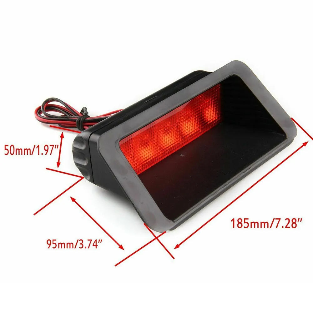 Motorcycle Tail Red 5-led Rear 3RD Brake Stop Fog