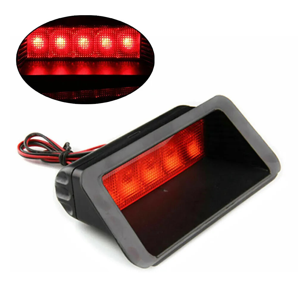 Motorcycle Tail Red 5-led Rear 3RD Brake Stop Fog