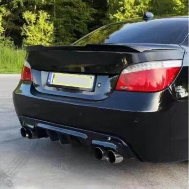 For BMW 5 Series E60 2002-2010 Rear Diffuser Dual Outlet No
