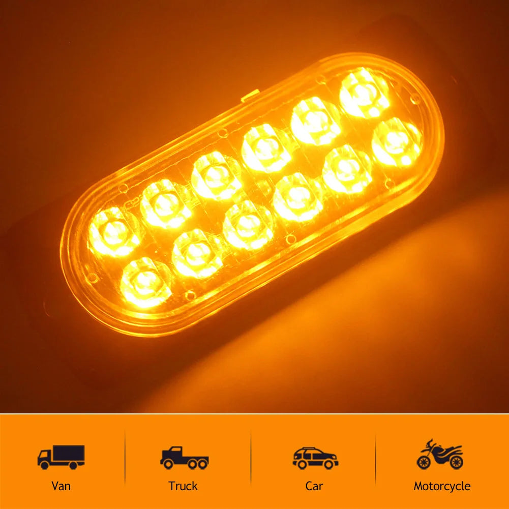 12 Strobe Warning Cheap Grille Flashing Lightbar Truck Beacon