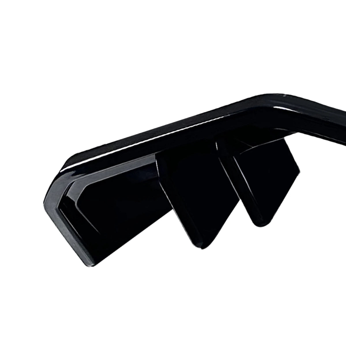 For BMW 5 Series I5 G60 Gloss Black Carbon Fiber Look Rear