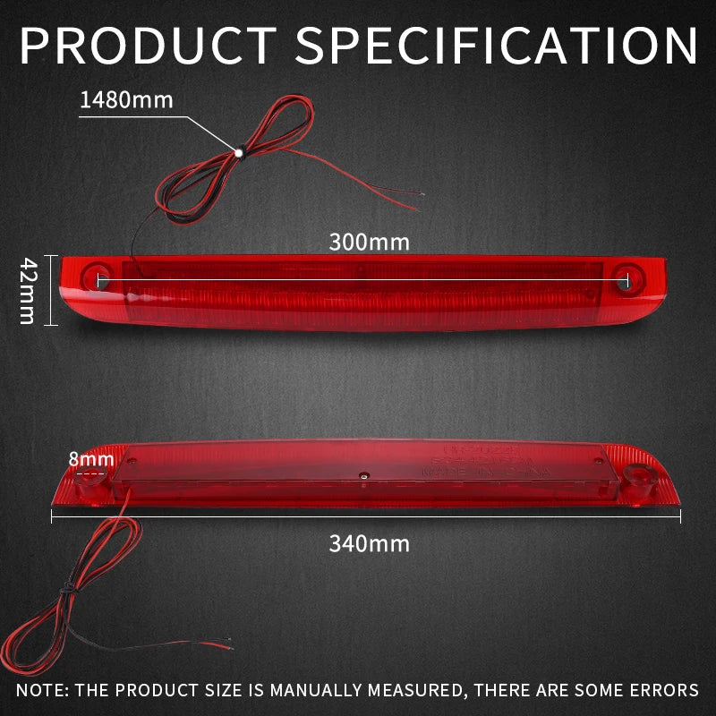 24 Third Mount Brake Tail 34CM 39CM Rear Additional