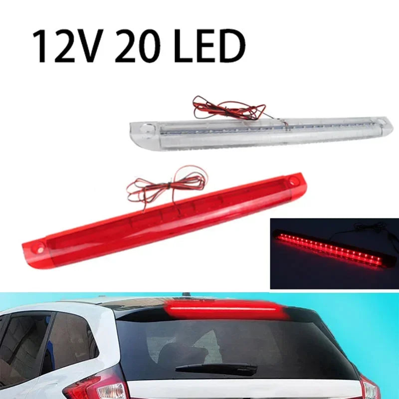 Waterproof 42MM 12V 20LED Mount Stop 3RD Brake Tail