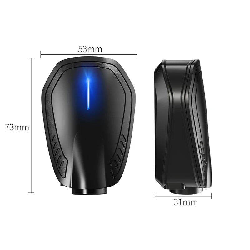 2PCS Rechargeable Door Welcome Logo Night Courtesy Emblem