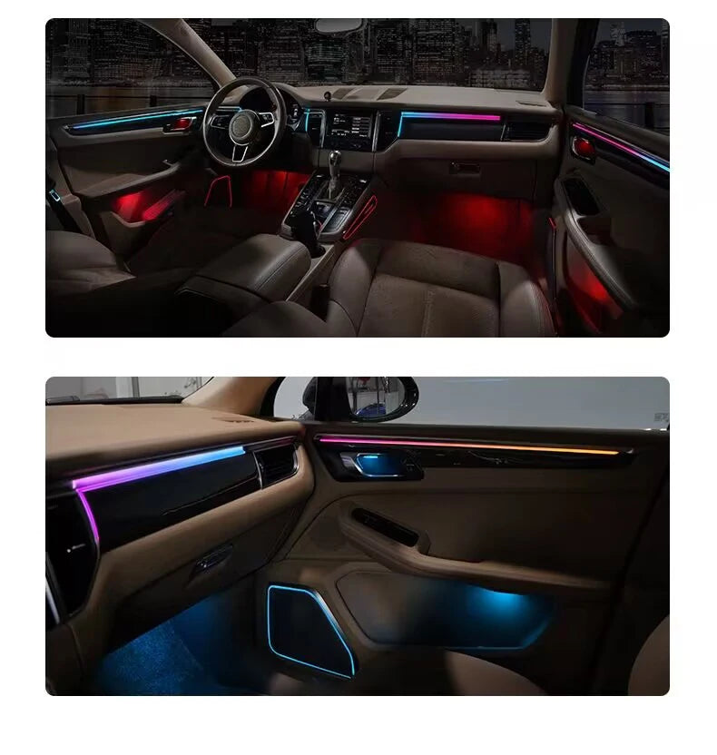 For Macan 2014-2022 Lhd Rhd Mood Ouchuangbo Ambient Lighting