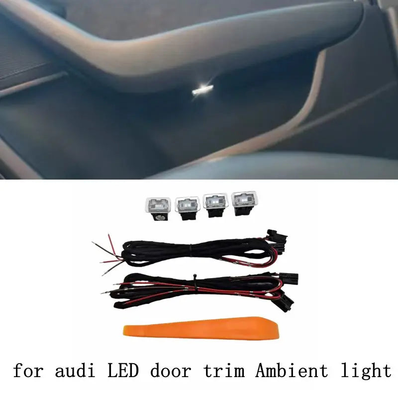 For Audi A4 S4 A5 A6 Door Trim Ambient Atmosphere Storage Box