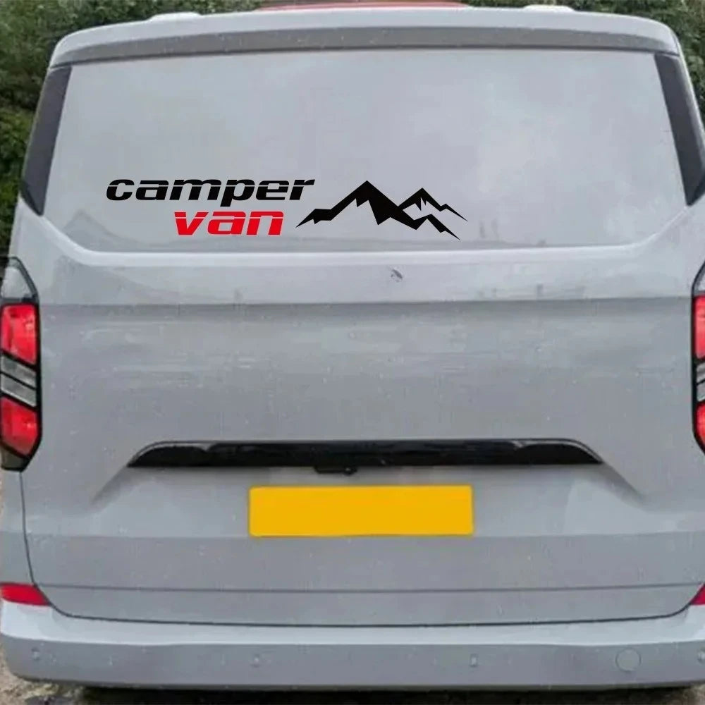 Camper Van Mountain Sticker Motorhome Rv Cargo Body Vinyl