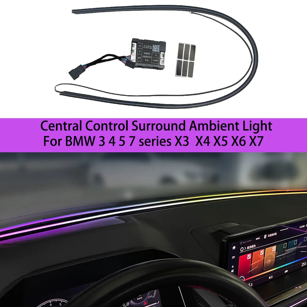 For BMW 3 4 5 7 Central Control Surround Dashboard Ambient
