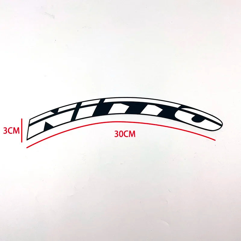 8PCS Tire Wheel Stickers Label Motocross Bike Motorcycle