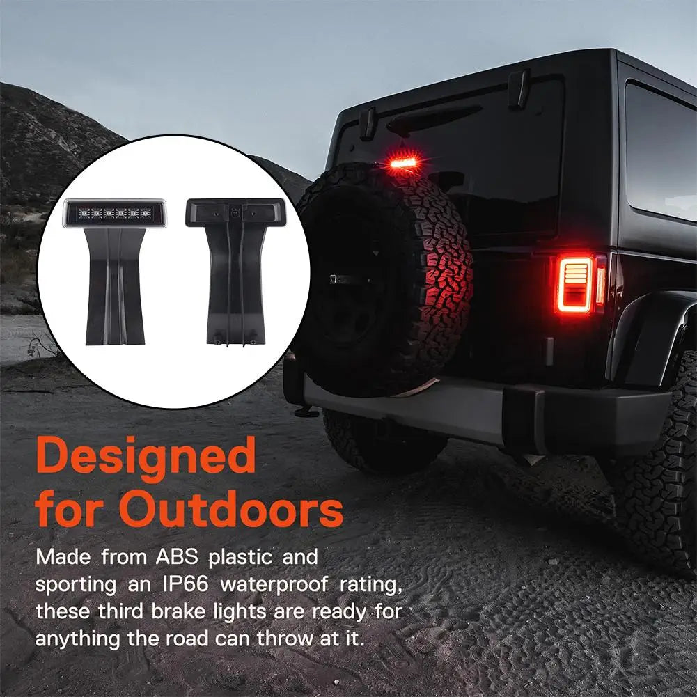 Red Third Brake Truck Mount Stop Warning Automobile External