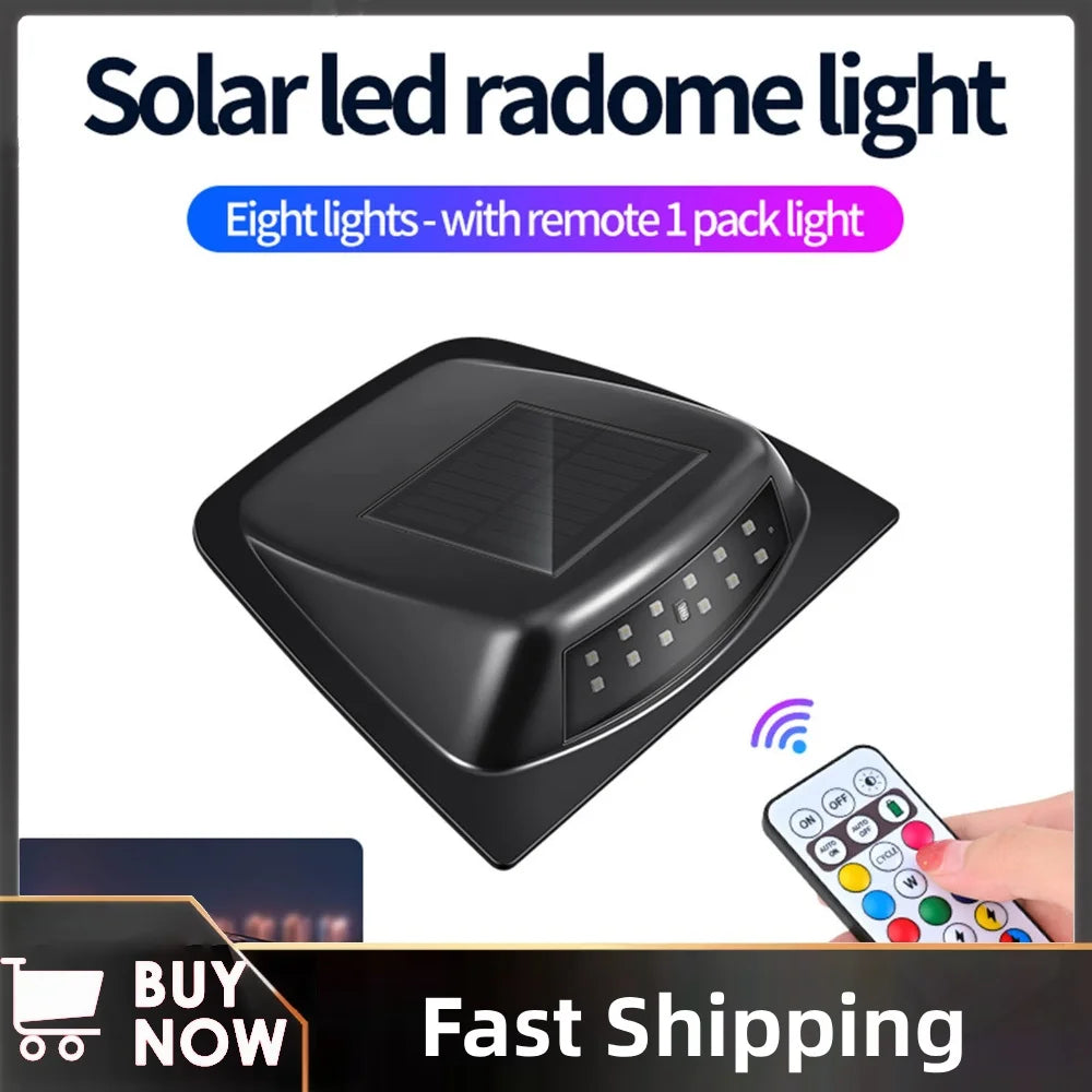 solar-powered Cab Roof Marker Waterproof No Drill Remote Control