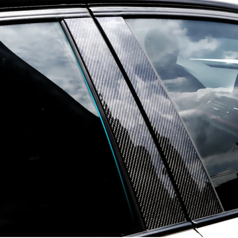 Nano Carbon Fiber Sticker Paste Door Sill Protector Bumper