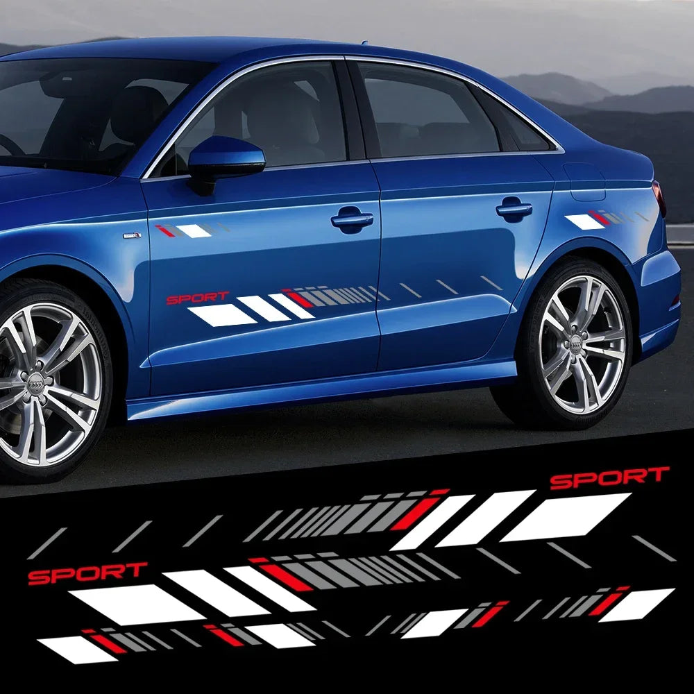 For Audi A3 8P 8V 8L Side Door Sticker Sport Trim Exterior 8Y