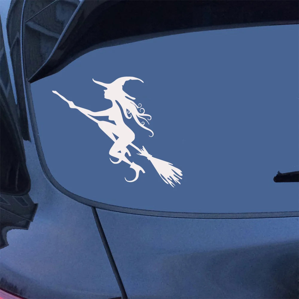 Vinyl Witch Sticker Creative On Stickers Decals Window