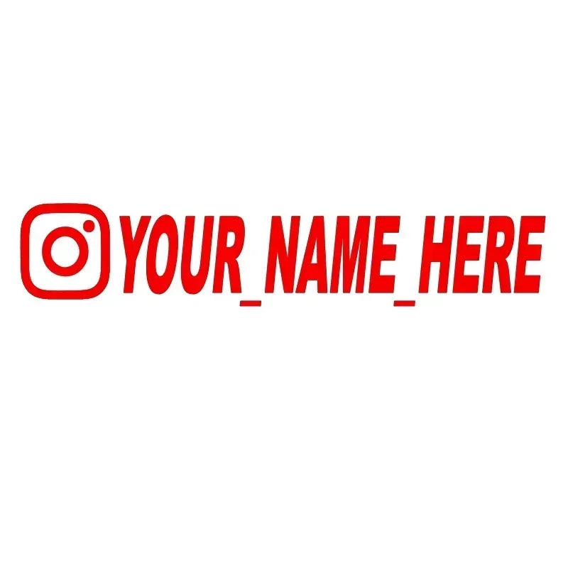 For Instagram Facebook Customization Needs Remarks User Name