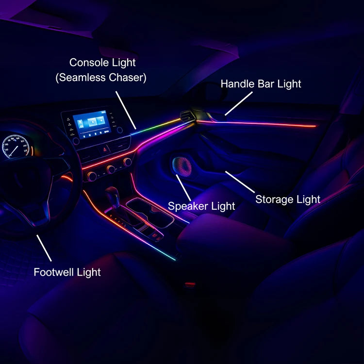 Ambient Lighting Kit Fashional Acrylic Dynamic Strip