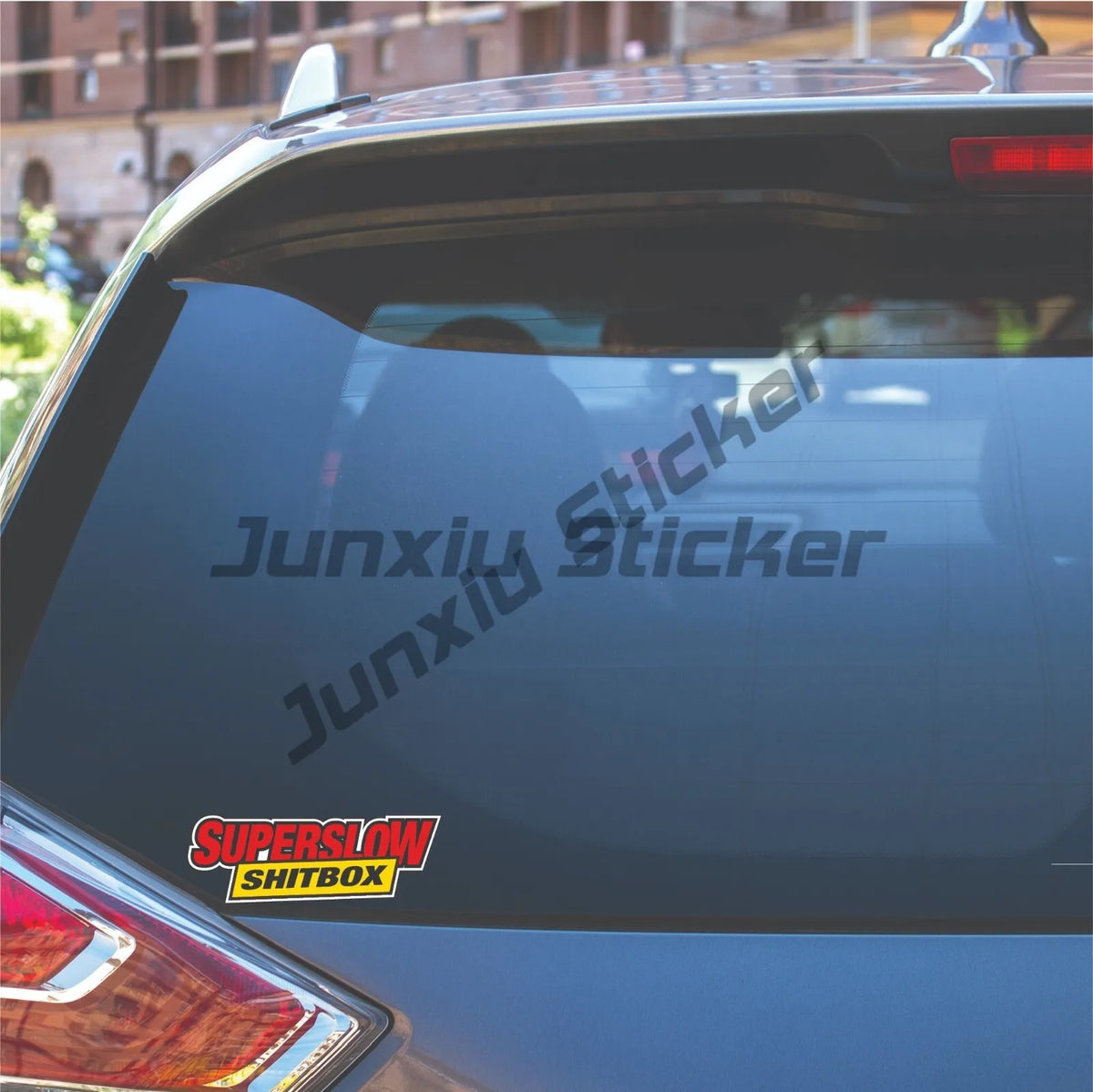 Superslow Shitbox Sticker Supercheap Meme Window Bumper Funny
