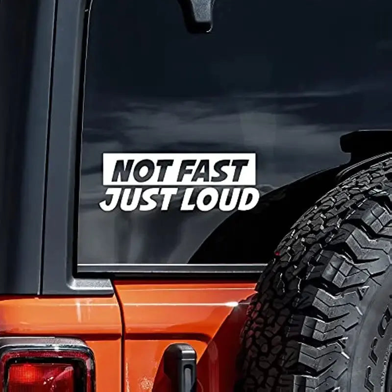 Not Fast Just Loud S Stickers Creative Funny Sticker