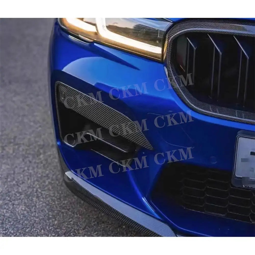 For BMW 5 Series F90 M5 Carbon Fiber Front Bumper Air Vent Trim
