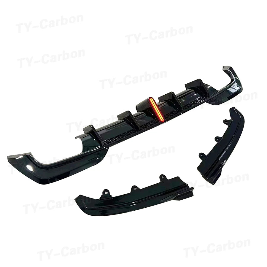 For BMW 3 Series G20 G28 Rear Bumper Lip Diffuser Splitter Gloss
