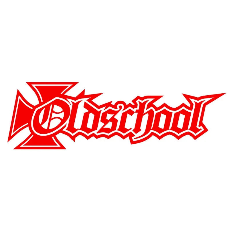 Old School Alphabet Pattern Personality Decals Sticker Exterior
