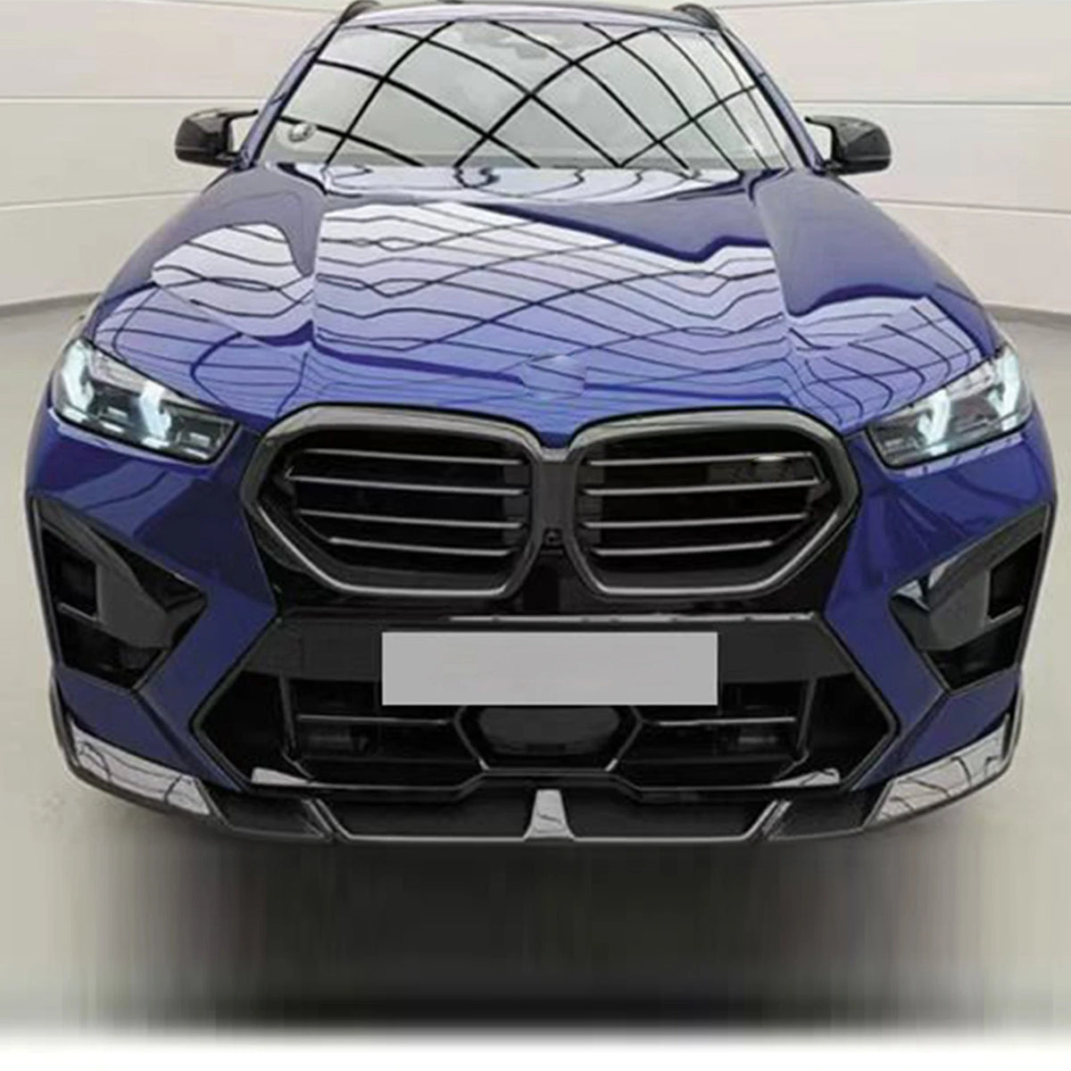 For BMW F95 X5M F96 X6M Lci Lt 2024-2026 Front Bumper Spoiler