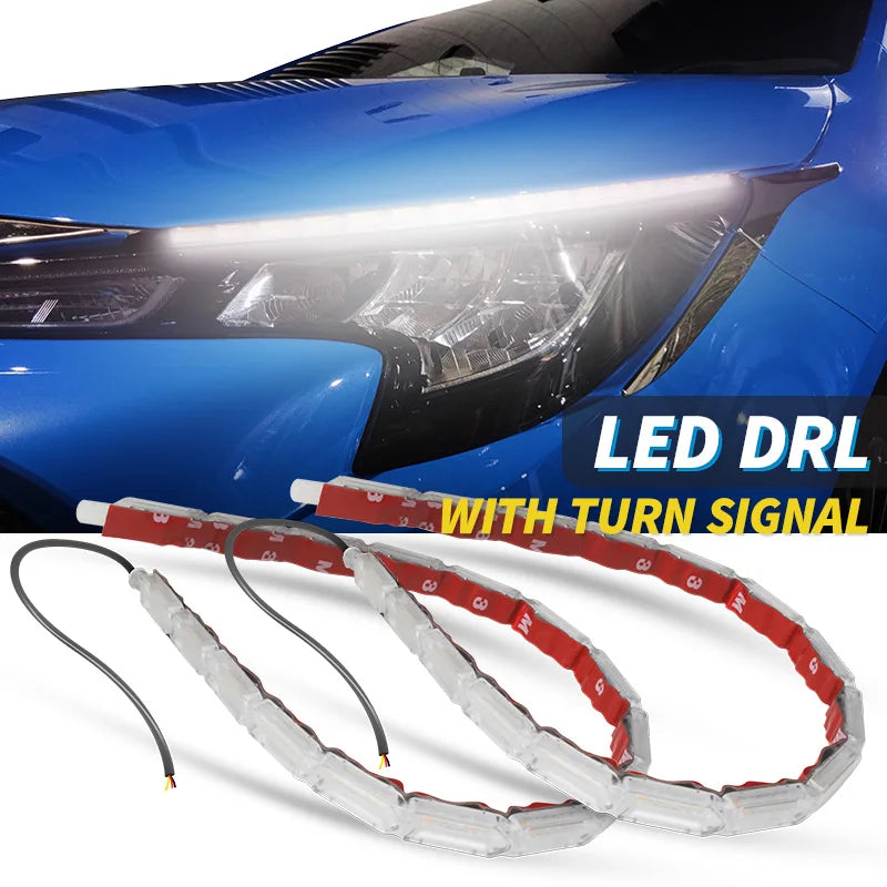 Super Bright Daytime Running Waterproof Flexbile Drl Streamer