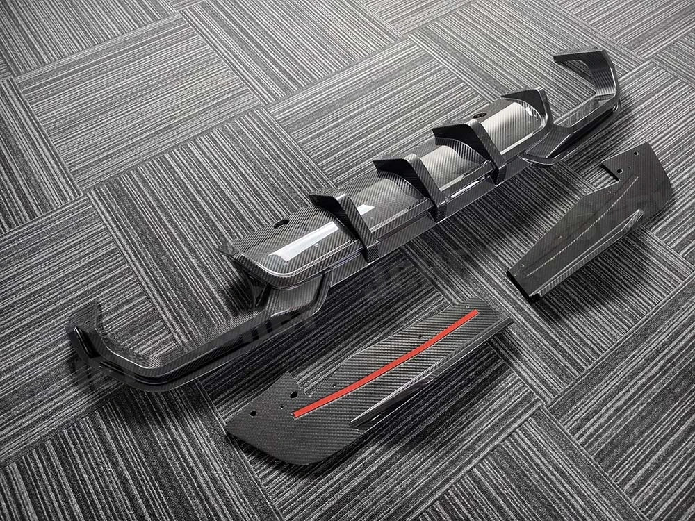 For BMW 8 Series F91 F92 Jchey Dry Carbon Fiber Front Spoiler