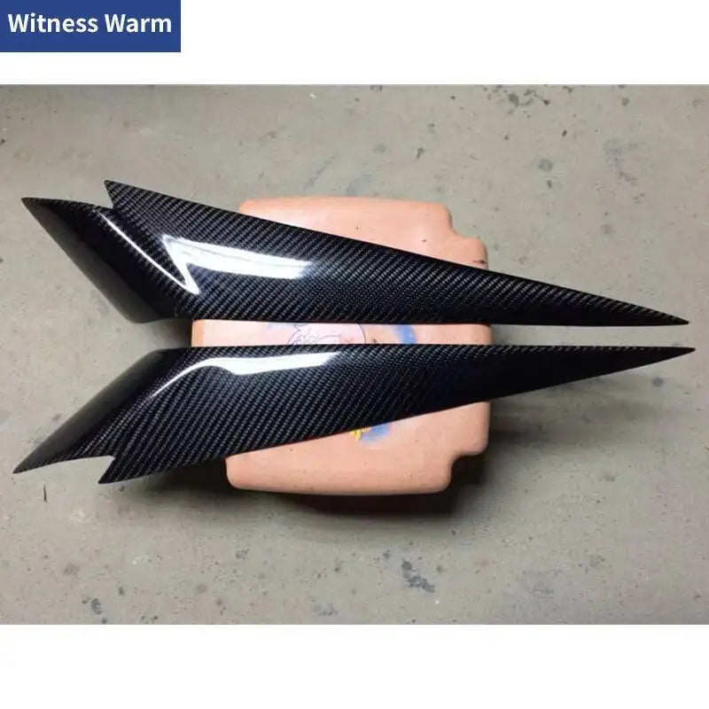 For BMW X1 E84 2009-2016 Carbon Fiber Front Bumper Spoiler