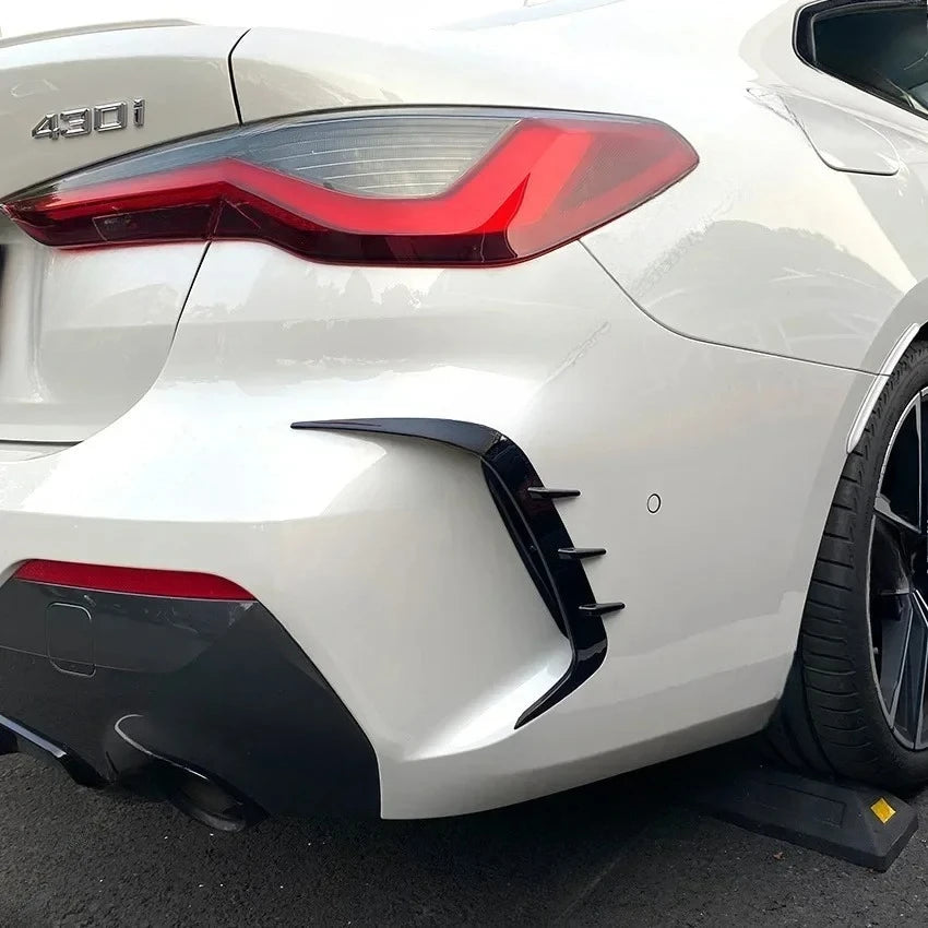For BMW 4 Series G22 G23 Rear Bumper Splitter Spoiler Air Vent