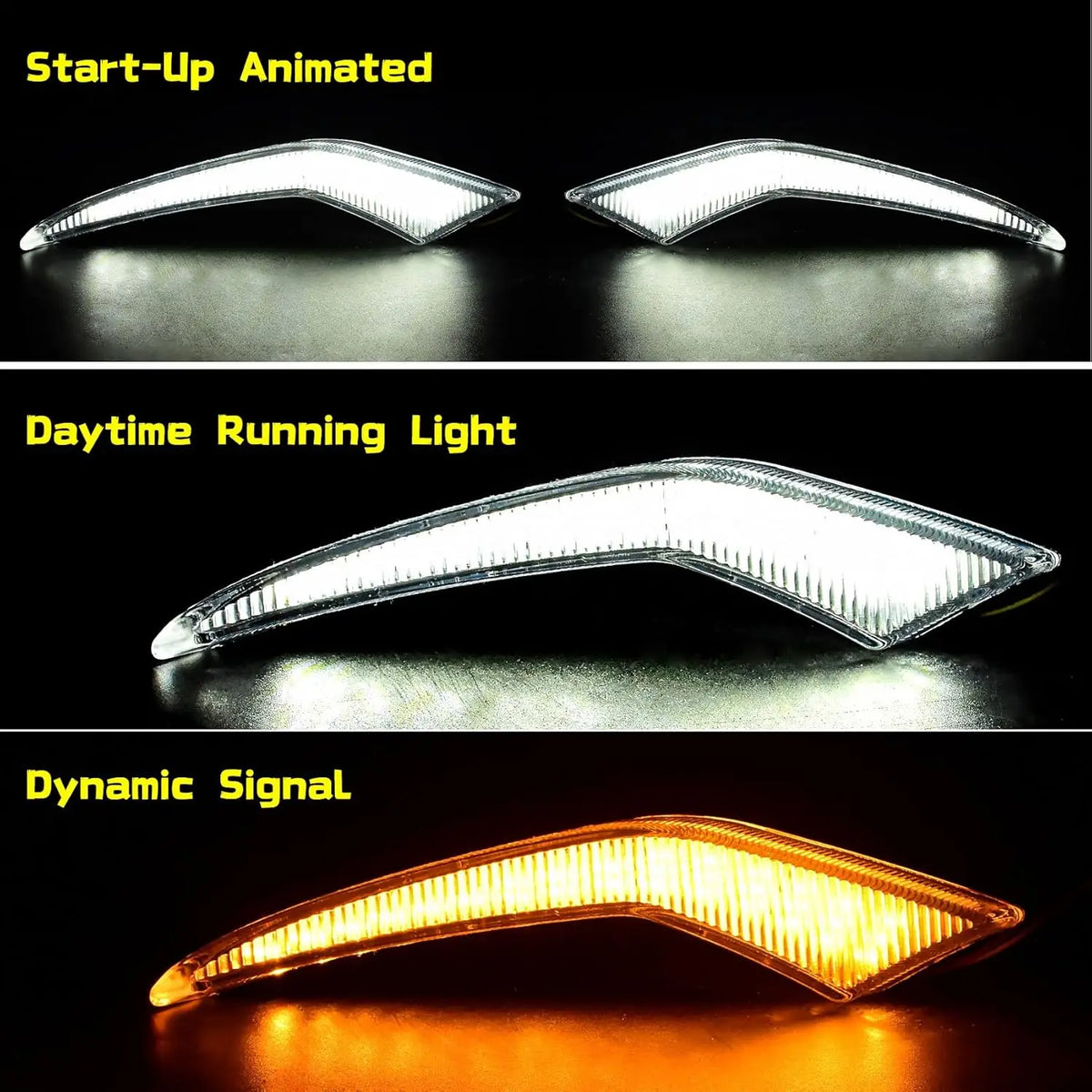For Toyota Corolla L Le Xle Drl 2021-2023 Sequential Daytime