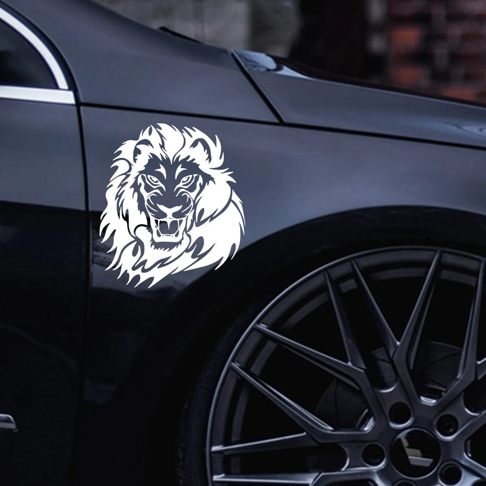 Lion Graphics Body Pvc Sticker Hood Cover Window Door