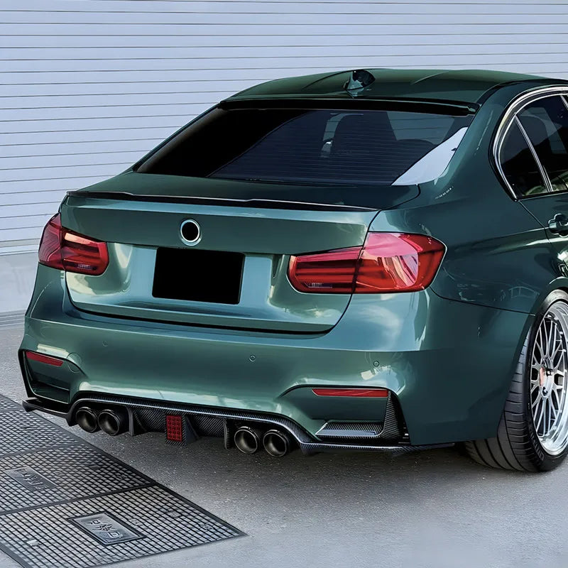 For BMW M3 M4 F80 F81 F82 F83 2014-2019 Rear Bumper Black