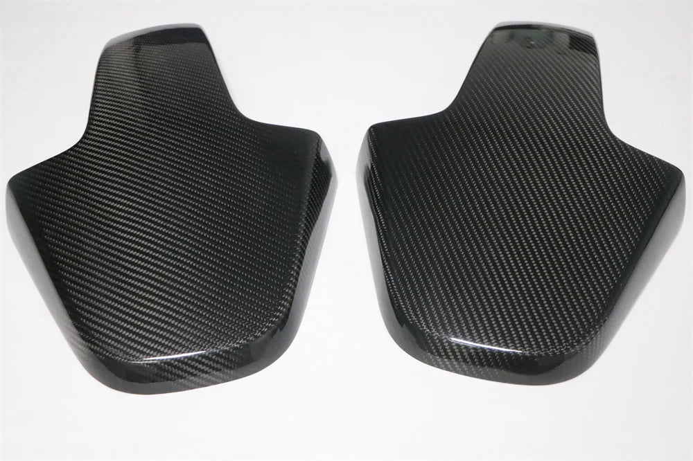 For BMW M8 F91 F97 F98 Dry Carbon SEAT Back Covers Trims Fiber