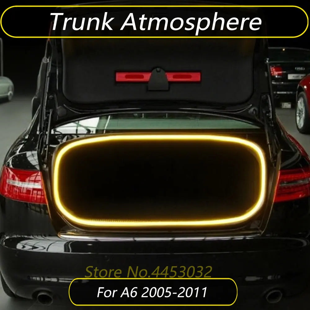 For Audi A6 C6 4F 2005-2011 Strip Trunk Atmosphere Kit Easy