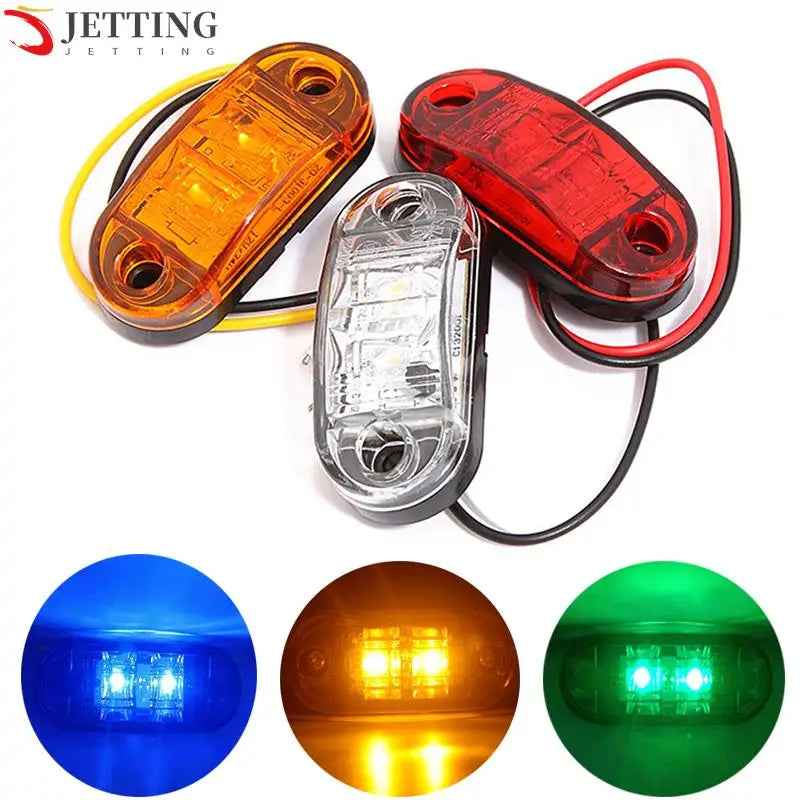 1PC 12V 24V Side Marker Warning Tail External Trailer