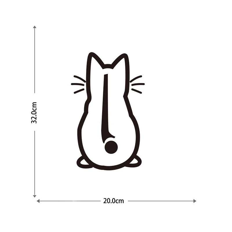 Stickers Rear Windshield Wiper Cat Decal Sticker Personality