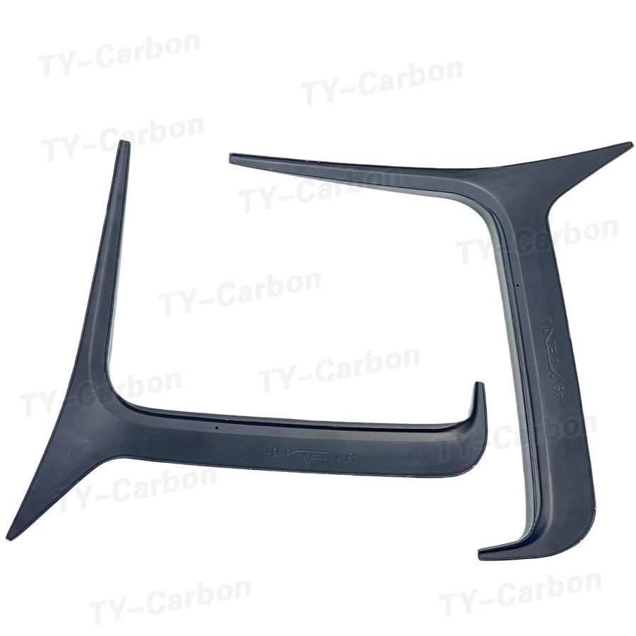For BMW 4 Series G26 M Vten Gloss Black Front Bumper Canards