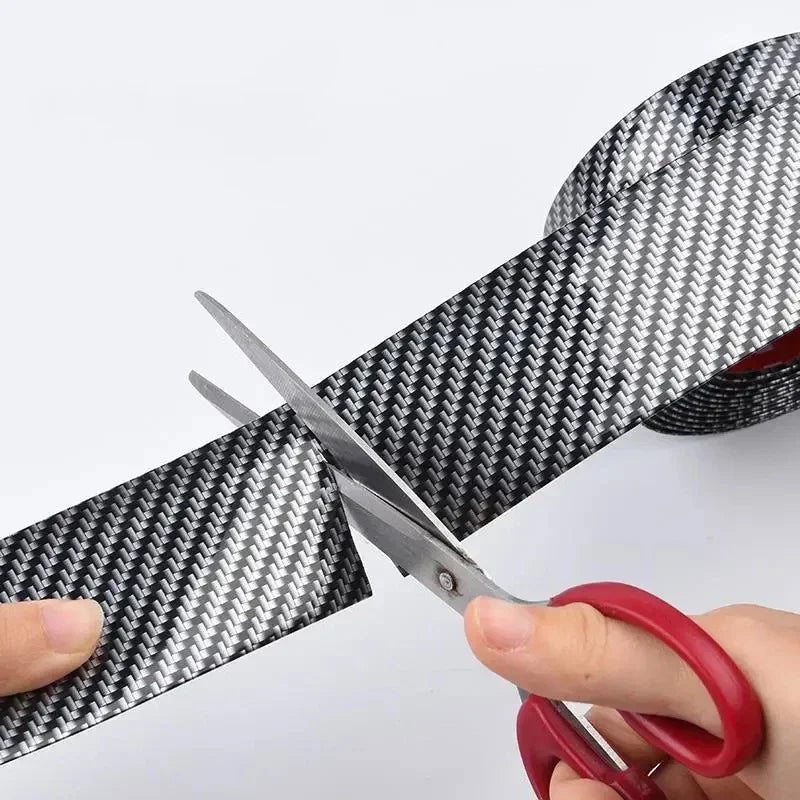 Nano Carbon Fiber Adhesive Tapes Paste Strip Door Sill