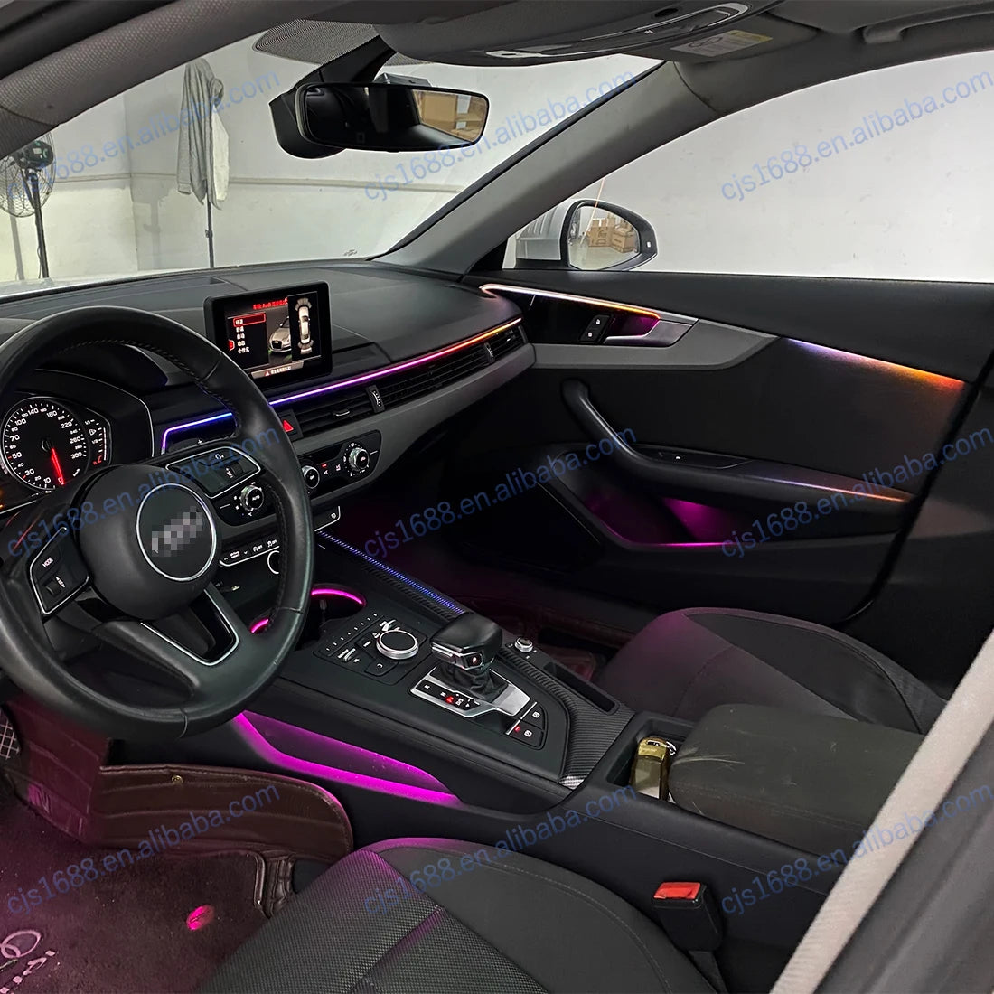 For Audi A4 S4 B9 2017-2024 Color Ambient Atmosphere Lighting