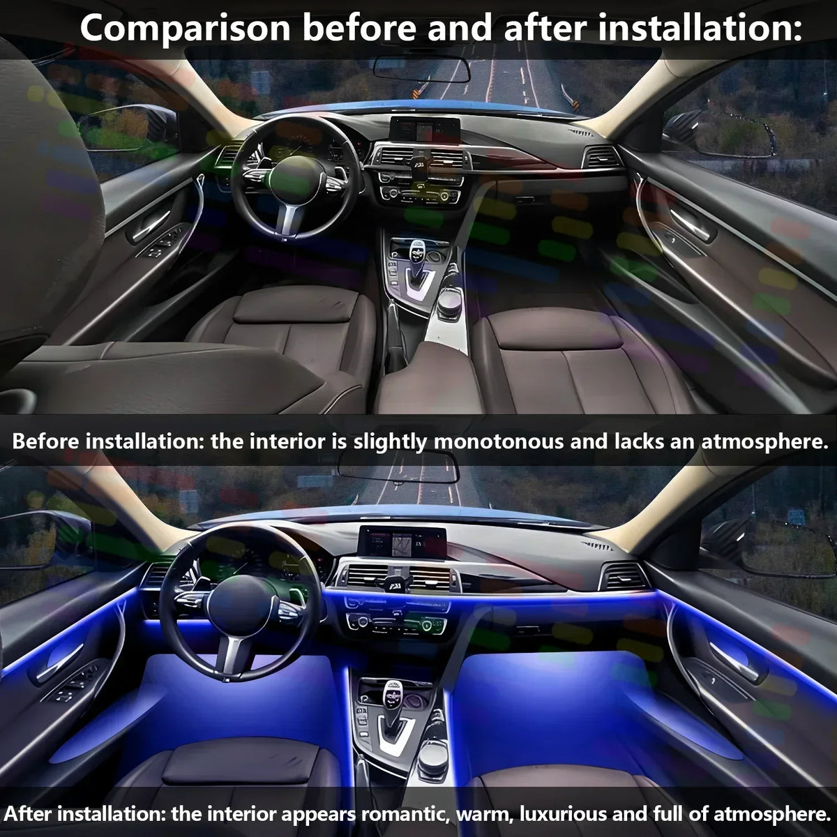 For Volkswagen ID.3 2025 2026 LED Ambient Interior 64color