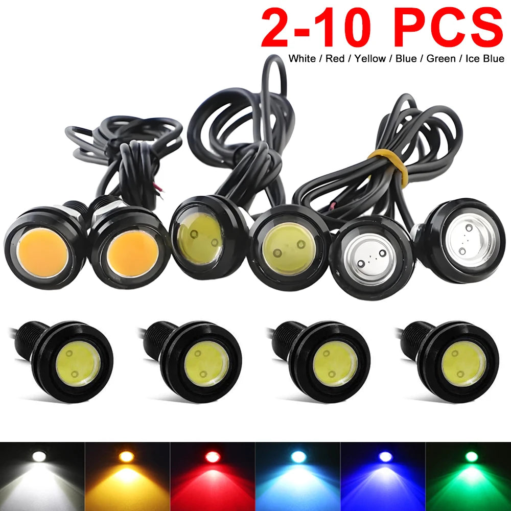 12V Cob Signal Bulb Daytime Running Eagle Eye Drl