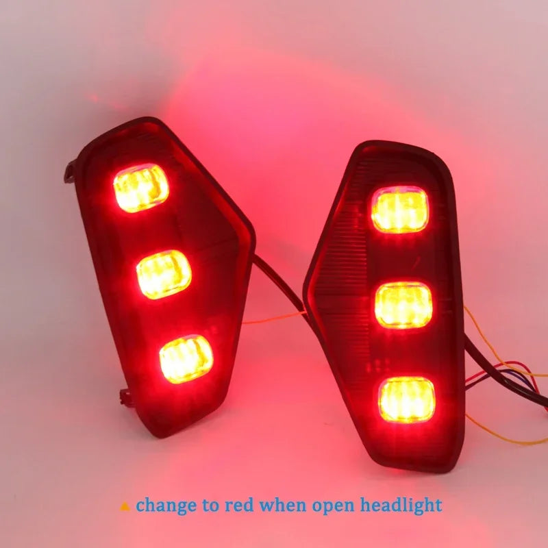 For Nissan Navara 2021 2022 Yellow Drl 12V Daylights Turn Signal
