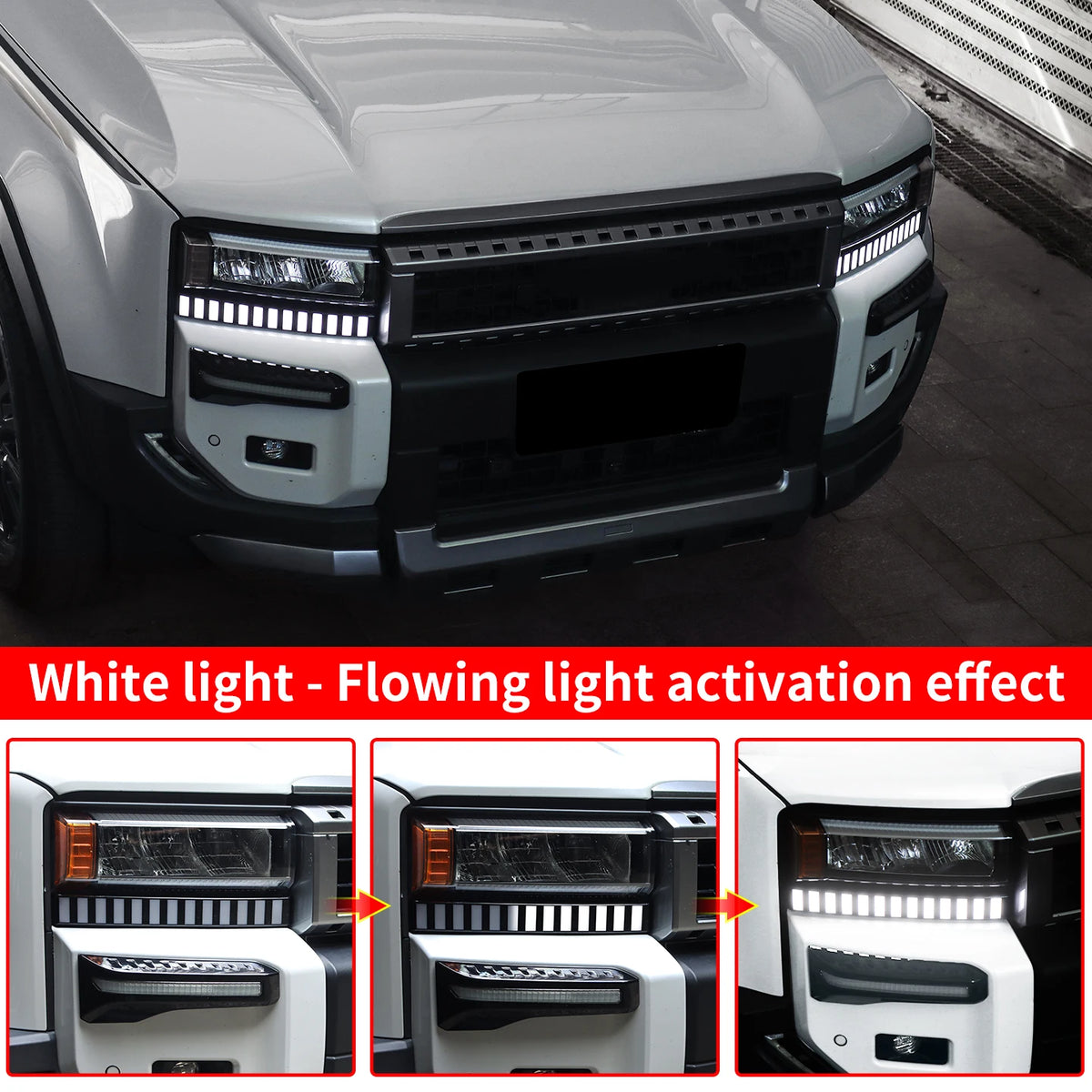 For Toyota Land Cruiser Prado 250 2024-2026 Under Headlight