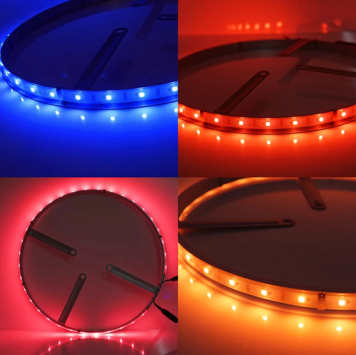 Sample 12V Inch Custom Size Wheel Trucks RGB multi-colors