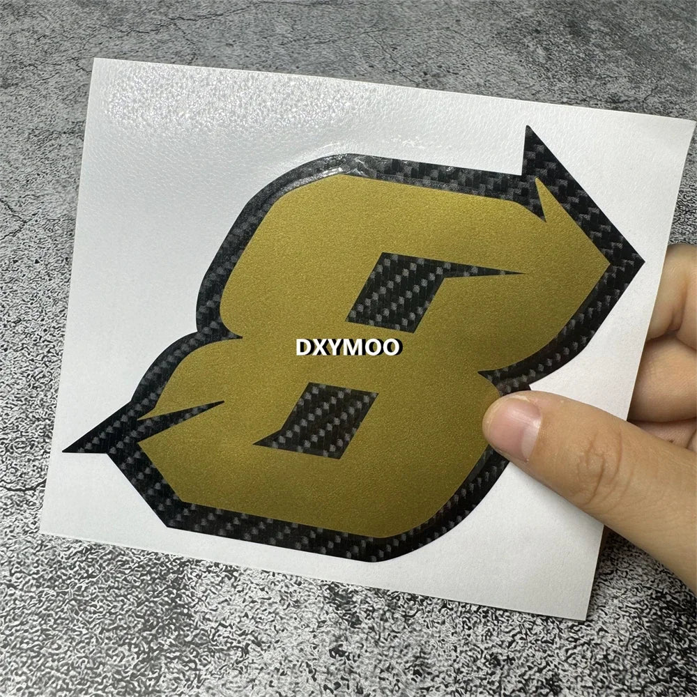 Sticker Racing Number Cycling Graphic Vinyl Motocross Oil Fuel
