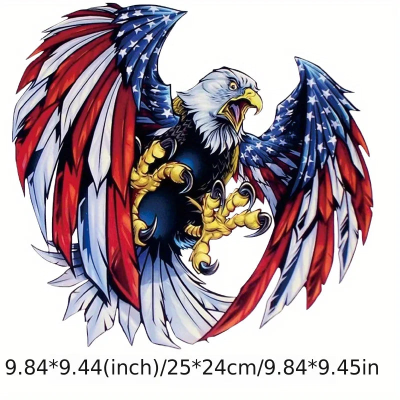 For Motorcycle Stickers Eagle Cartoon Window Decal Scratch Cover
