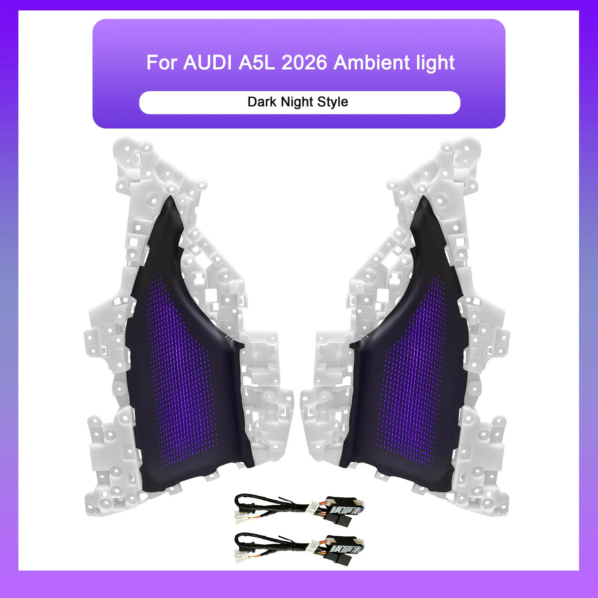 For Audi A5L 2026 Interior Ambient Lighting Illuminated Speaker